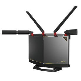 BUFFALO バッファロー 無線LAN親機 WiFiルーター 11ax/ac/n/a/g/b 4803＋4803+1147Mbps WiFi6E/Ipv6対応 ネット脅威ブロッカー2プレミアム搭載 チタニウムグレー WXR-11000XE12/D