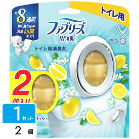 ファブリーズ 消臭芳香剤 W消臭 トイレ用 シトラス・スプラッシュ2個パック 6.3ml×2