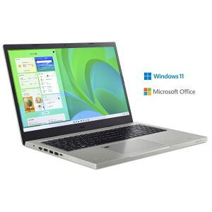 Acer m݌ɌnGCT[ m[gp\R Aspire Vero (15.6/Corei7/16GB/512GB/Win11Home/Microsoft Office Home and Business 2021) AV15-51-H76Y/F