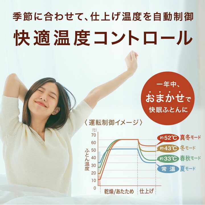 楽天市場】三菱電機 ふとん乾燥機 ウォームグレー ダニ対策/ふとん 