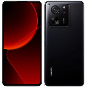 Xiaomi 13T Pro Black�mSIM�t���[�X�}�z�n MZB0EL0JP