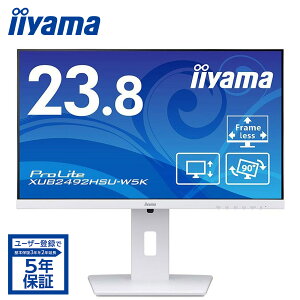 iiyama tfBXvC 23.8^/1920×1080/D-sub HDMI DisplayPort/zCg/Xs[J[F/IPS/~/] XUB2492HSU-W5K