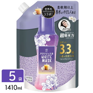 P&G mA A}WG WHITE MUSK tr[Y zCgXN̍ lߑւ 1410mL×5 4987176278425