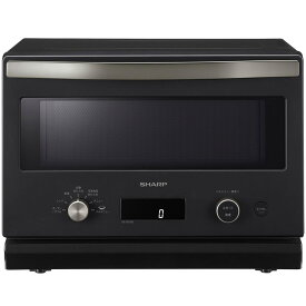 SHARP シャープ オーブンレンジ ヒーター加熱 18L 1段調理 おしゃれ スタイリッシュ ブラック RESD18B RE-SD18B-B