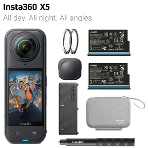 Insta360 X5 h8K 360xANVJ Ï\ ȂB_ Ō\ȃY 3ԃobe[ EBhK[h u␳ gvAI`bvfUC