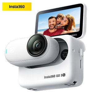 Insta360 GO3S 4K^ VlogJ 128GBe ewTCY nYt[POV ǂł}Eg u␳ obe[140 qp LbYJ