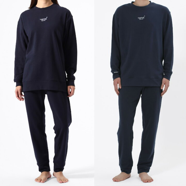 TENTIAL Bakune スウェット XL パンツ ネイビー リカバリーウェア 