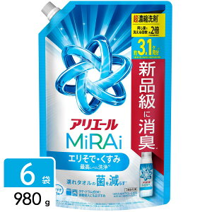 P&G AG[~C  MiRAi ZkRpNg GŁEݍōx lߑւ EgW{ 980g×6 4987176318848