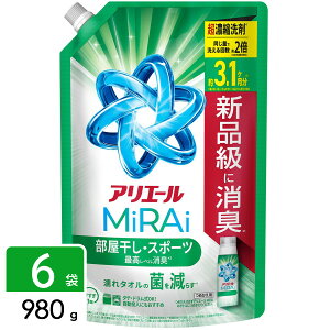 P&G AG[~C  MiRAi ZkRpNg X|[c lߑւ EgW{ 980g×6 4987176318886