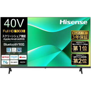 HisenseinCZXj C35RV[Y 40V^tX}[ger nfW/BS/CS W`[i[/YouTube/AirPlay/ Wi-Fi/OtHDD^ 40C35R