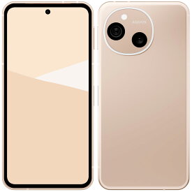 SHARP AQUOS sense10 6GB/128GBモデル ペールピンク アクオス センス［SIMフリースマホ］ SH-M33A-P