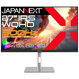 JAPANNEXT �Q�[�~���O�t���f�B�X�v���C 27�^/2560×1440/HDMI×2 DP×2/�u���b�N/�X�s�[�J�[�L/2�N�ۏ� JN-IPS27G300Q-HSP