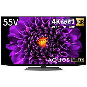 SHARP V[v AQUOS (ANIX) 55V^ 4KΉ L@ELer DS1 Px { YouTube Netflix ]X^h yẑ ݒuȂnz 4TC-55DS1_t