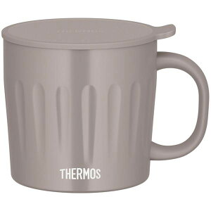 サーモス THERMOS 真空断熱マグカップ グレージュ 0.45L コップ フタ付き 保冷 保温 食洗機対応 JTA-450_GG