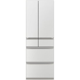 三菱電機 冷蔵庫 547L WZシリーズ 6ドア 真ん中冷凍室 グランドリネンホワイト（フレンチドア） 幅65cm 【大型商品（設置工事可）】 ( MR-WZ55M の旧モデル） MR-WZ55K-W
