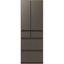 三菱電機 WZシリーズ 6ドア冷蔵庫495L 真ん中冷凍室 グランドアンバーグレー（フレンチドア） 幅65cm【大型商品（設置工事可）】(MR-WZ50Mの旧モデル） MR-WZ50K-H