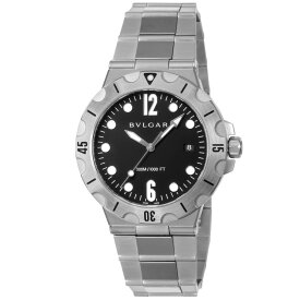 BVLGARI 腕時計 メンズ ディアゴノ ブラック DP41BSSSD