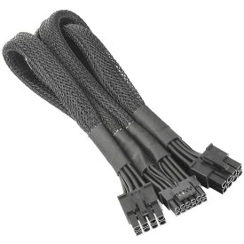 Thermaltake Sleeved PCIe Gen 5 Splitter Cables (Dual 8Pin to 12+4Pin)/600mm AC-063-CN1NAN-A1