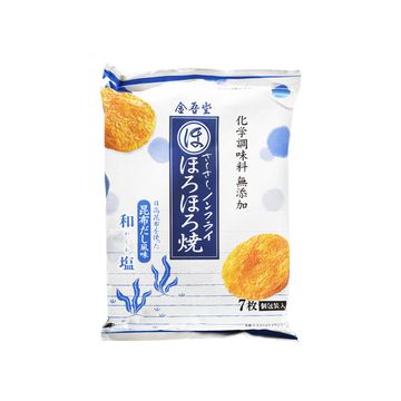 金吾堂製菓 限定特価 ほろほろ焼 和塩 x 7枚 12個 高品質