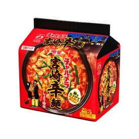 明星 チャルメラ 宮崎辛麺 5食パック 82g x 6個