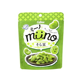 【12個入り】カルビー miino そら豆しお味 28g