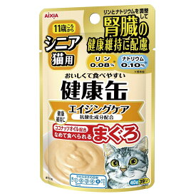 アイシア シニア猫用 健康缶パウチ エイジングケア 40g×48袋