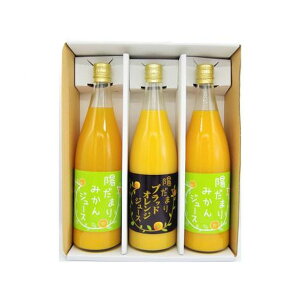 三ヶ日みかんジュース ×2本+ブラッドオレンジジュース1本セット