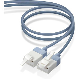 �G���R�� LAN�P�[�u��/CAT6A/�X�[�p�[�X����/�ܐܖh/0.5m/�u���[ LD-GPASST/BU05