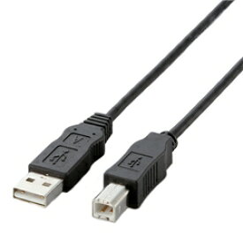 エレコム EU RoHS準拠USBケーブル ABタイプ/0.5m(ブラック) USB2-ECO05