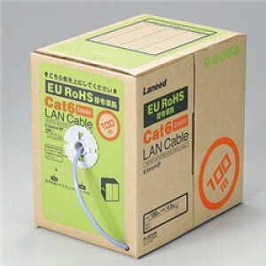 �G���R�� EU RoHS�w�� CAT6 LAN�P�[�u�� 100m(�u���[) LD-CT6/BU100/RS