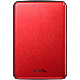 バッファロー USB3.1 アルミ素材&薄型ポータブルHDD 1TB レッド HD-PUS1.0U3-RDD