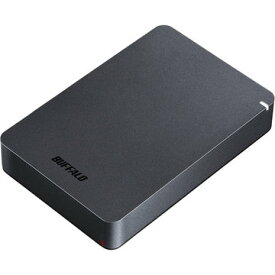 バッファロー USB3.1(Gen1) 耐衝撃ポータブルHDD 4TB ブラック HD-PGF4.0U3-GBKA