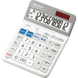 SHARP 軽減税率対応電卓 セミデスクトップタイプ 12桁 EL-SA72X