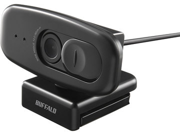 安心の定価販売BUFFALO 200万画素WEBカメラ 広角120°マイク内蔵 ブラック BSW500MBK