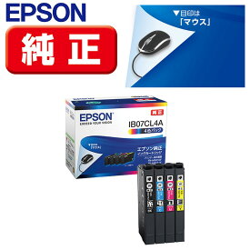 エプソン ビジネスIJ用 インクカートリッジ(4色パック)/標準 IB07CL4A