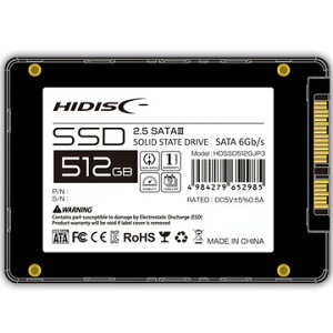 ���C������ 2.5inch SATA SSD 512GB HDSSD512GJP3