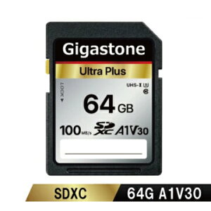 Gigastone SDXC�J�[�h 64GB Class10 UHS-I U1 A1 V30 GJSX-64GV3A1