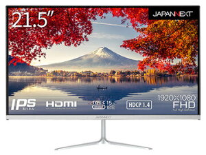 JAPANNEXT �t���f�B�X�v���C/21.5�^/1920×1080/�V���o�[ JN-IPS215FHD-C