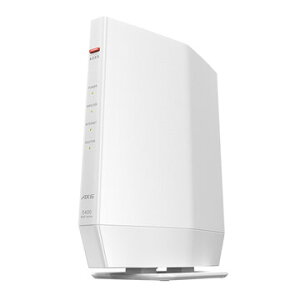 BUFFALO obt@[ LANe@ WiFi[^[ 11ax/ac/n/a/g/b 4803+573Mbps WiFi6/Ipv6Ή lbgЃubJ[2x[VbN ubN/zCg WSR-5400AX6P/DBK/DWH/BK/WH