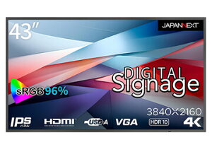 JAPANNEXT TCl[WfBXvC 43^/3840×2160/ubN JN-Si43UHDR-24