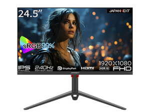 JAPANNEXT Q[~OfBXvC 24.5^/1920×1080/ubN JN-IPS245G240FHDR-HP