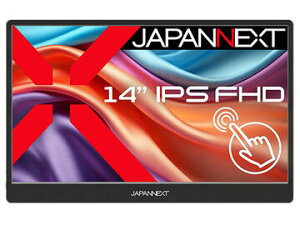 JAPANNEXT �^�b�`�p�l���f�B�X�v���C 14�^/1920×1080�u���b�N JN-MD-IPS14FHDR-T