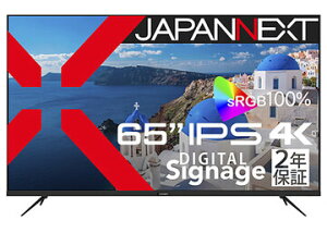JAPANNEXT tfBXvC 65^/3840×2160/ubN JN-IPS65UHD-U-H2