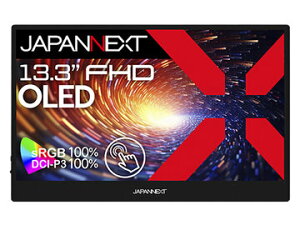 y}\JÒIz JAPANNEXT ^b`plfBXvC 13.3^/1920×1080/ubN JN-MD-OLED1331FHDR-T