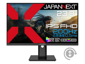 JAPANNEXT �Q�[�~���O�f�B�X�v���C 23.8�^/1920×1080/�u���b�N JN-IPS238G200F-HSP