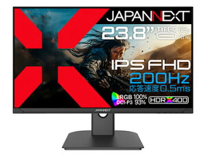 JAPANNEXT �Q�[�~���O�f�B�X�v���C 23.8�^/1920×1080/�u���b�N JN-IPS238G200F-C6
