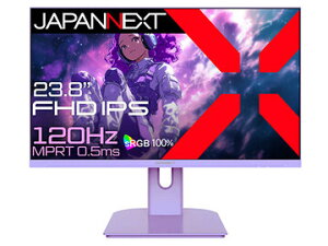 JAPANNEXT �Q�[�~���O�f�B�X�v���C 23.8�^/1920×1080/�p�[�v�� JN-IPS238G120F-PP