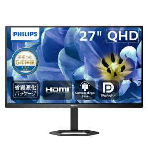 PHILIPS(�f�B�X�v���C) �t���f�B�X�v���C 27�^/2560×1440/�u���b�N 27E1N5500B/11
