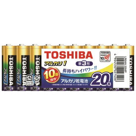 東芝(家電) アルカリ電池 単3形 20本まとめパック LR6AN_20MP