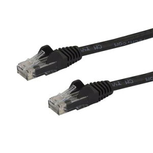 StarTech.com �J�e�S���[6LAN�P�[�u��1.5m�c���܂�h�~�u���b�N N6PATC150CMBK